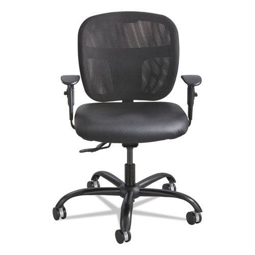 Vue Intensive-use Mesh Task Chair, Supports Up To 500 Lb, 18.5" To 21" Seat Height, Black