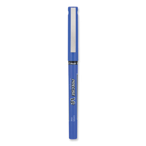 Precise V5 Roller Ball Pen, Stick, Extra-fine 0.5 Mm, Purple Ink, Purple Barrel, Dozen