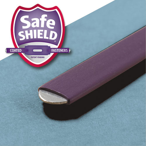 Six-section Pressboard Top Tab Classification Folders, Six Safeshield Fasteners, 2 Dividers, Letter Size, Assorted, 10/box