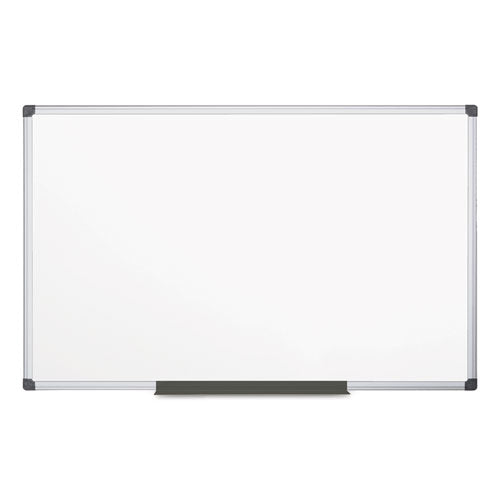 Porcelain Value Dry Erase Board, 48 X 72, White Surface, Silver Aluminum Frame