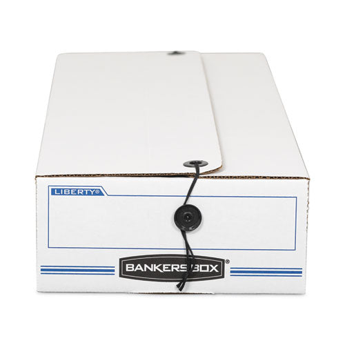 Liberty Check And Form Boxes, 9" X 24" X 6.38", White/blue, 12/carton