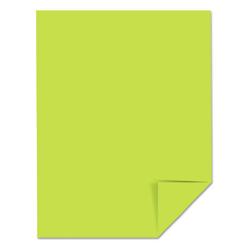 Color Cardstock, 65 Lb Cover Weight, 8.5 X 11, Vulcan Green, 250/pack