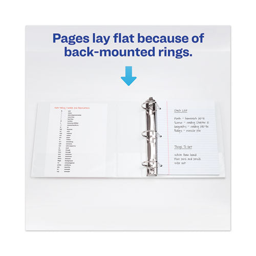 Heavy-duty View Binder With Durahinge And Locking One Touch Ezd Rings, 3 Rings, 3" Capacity, 11 X 8.5, White