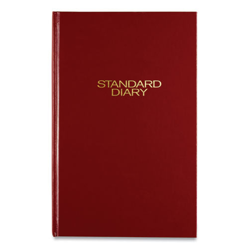 Standard Diary Daily Diary, 2023 Edition, Wide/legal Rule, Red Cover, (200) 12 X 7.75 Sheets