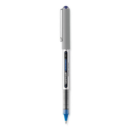 Vision Roller Ball Pen, Stick, Fine 0.7 Mm, Blue Ink, Blue/gray Barrel, Dozen