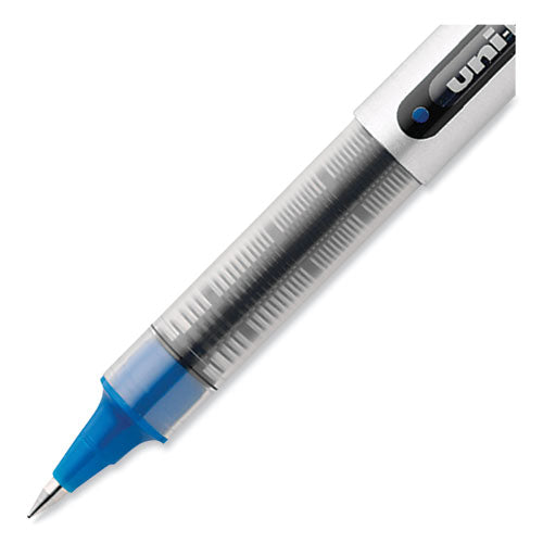 Vision Roller Ball Pen, Stick, Fine 0.7 Mm, Blue Ink, Blue/gray Barrel, Dozen