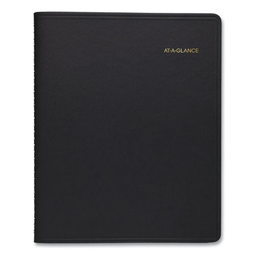 24-hour Daily Appointment Book, 11 X 8.5, Black Cover, 12-month (jan To Dec): 2023