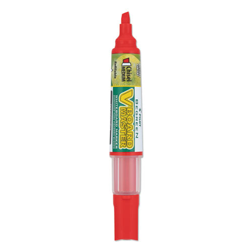 Begreen V Board Master Dry Erase Marker, Medium Chisel Tip, Assorted Colors, 5/pack