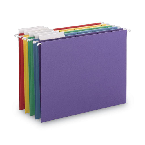 Color Hanging Folders With 1/3 Cut Tabs, Letter Size, 1/3-cut Tabs, Assorted Colors, 25/box