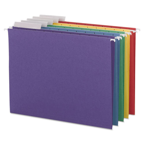 Color Hanging Folders With 1/3 Cut Tabs, Letter Size, 1/3-cut Tabs, Assorted Colors, 25/box