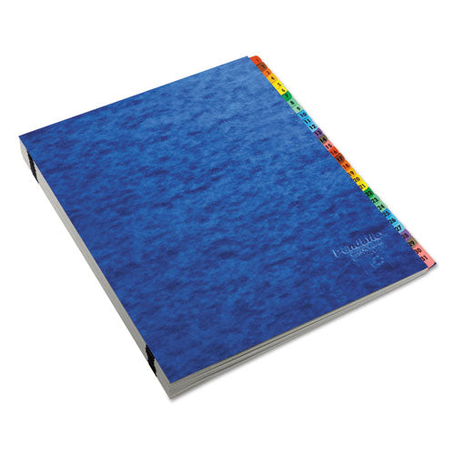 Expanding Desk File, 23 Dividers, Alpha Index, Letter Size, Blue Cover