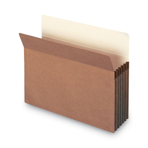 Redrope Drop Front File Pockets, 5.25" Expansion, Letter Size, Redrope, 10/box