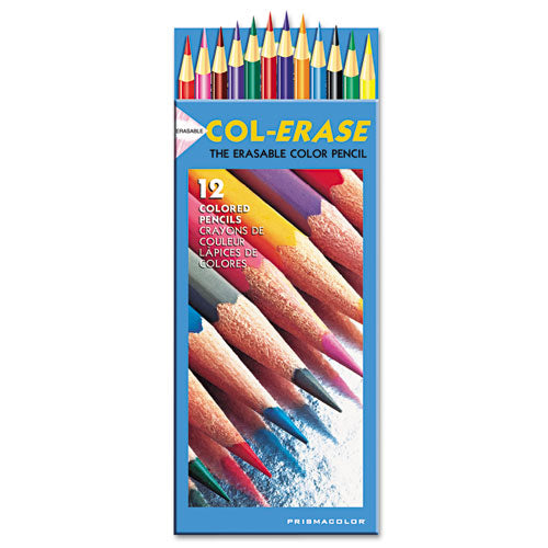 Col-erase Pencil With Eraser, 0.7 Mm, 2b (#1), Assorted Lead/barrel Colors, 24/pack