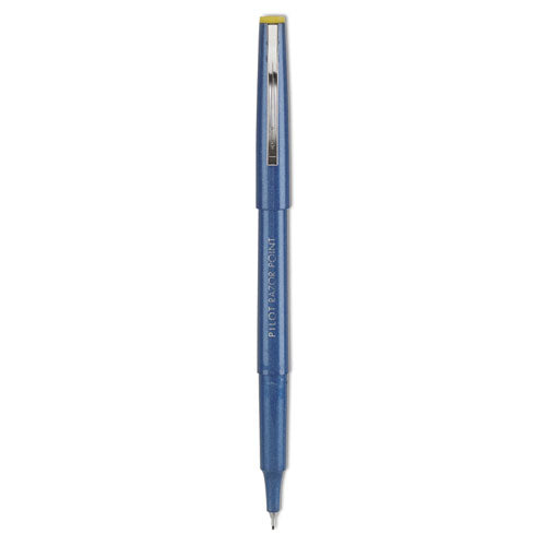 Razor Point Fine Line Porous Point Pen, Stick, Extra-fine 0.3 Mm, Blue Ink, Blue Barrel, Dozen