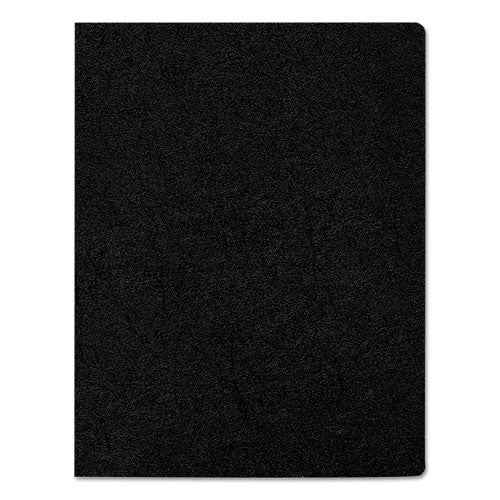 Executive Leather-like Presentation Cover, Navy, 11.25 X 8.75, Unpunched, 50/pack