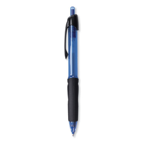Power Tank Rt Ballpoint Pen, Retractable, Bold 1 Mm, Blue Ink, Translucent Blue Barrel, Dozen