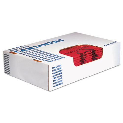 Healthcare Biohazard Printed Can Liners, 20-30 Gal, 1.3 Mil, 30" X 43", Red, 200/carton