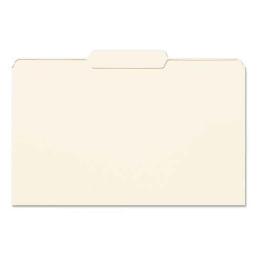 Manila File Folders, 1/3-cut Tabs: Center Position, Legal Size, 0.75" Expansion, Manila, 100/box