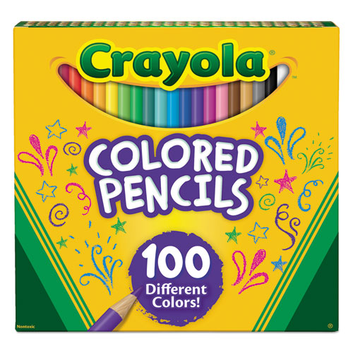 Long-length Colored Pencil Set, 3.3 Mm, 2b (#1), Assorted Lead/barrel Colors, Dozen