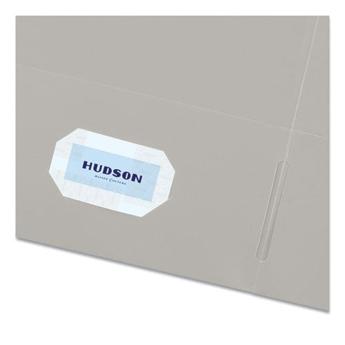 Two-pocket Folder, 40-sheet Capacity, 11 X 8.5, Gray, 25/box