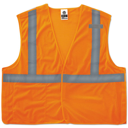 Glowear 8215ba Type R Class 2 Econo Breakaway Mesh Vest, Large To X-large, Orange