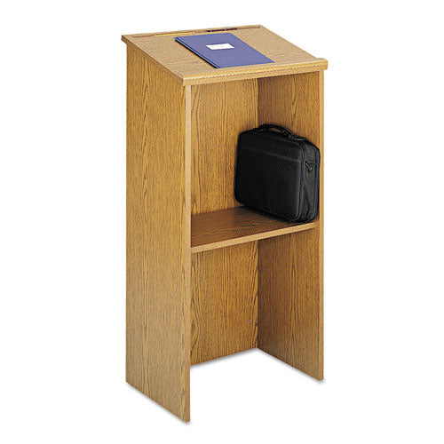 Stand-up Lectern, 23 X 15.75 X 46, Mahogany