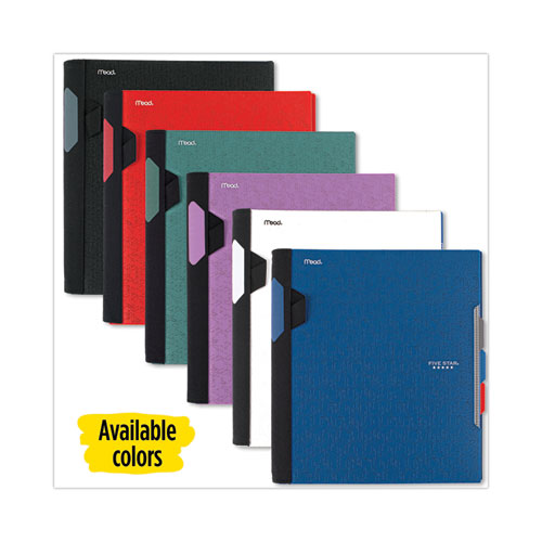 Advance Wirebound Notebook, Six Pockets, 3-subject, Medium/college Rule, Randomly Assorted Cover Color, (150) 11 X 8.5 Sheets