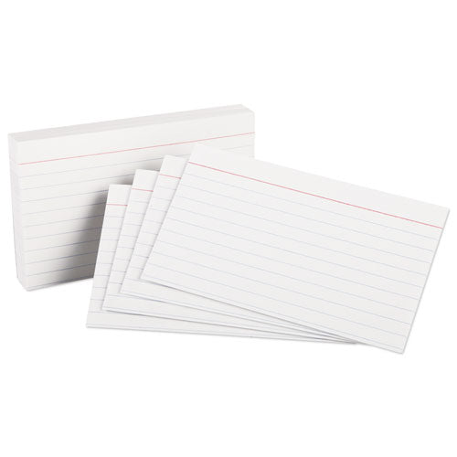 Heavyweight Ruled Index Cards, 3 X 5, White, 100/pack