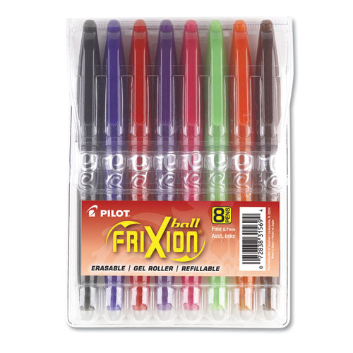 Frixion Point Erasable Gel Pen, Stick, Extra-fine 0.5 Mm, Blue Ink, Blue Barrel