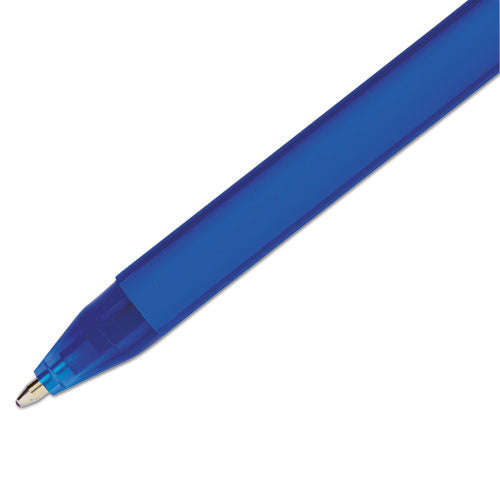 Comfortmate Ultra Ballpoint Pen, Stick, Medium 1 Mm, Blue Ink, Blue Barrel, Dozen