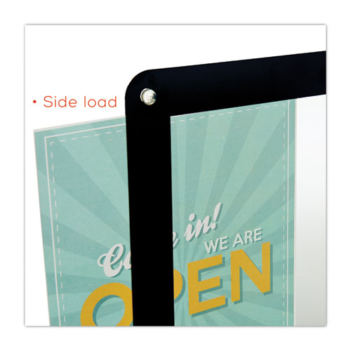 Superior Image Window Display, 8.5 X 11 Insert, Clear/black