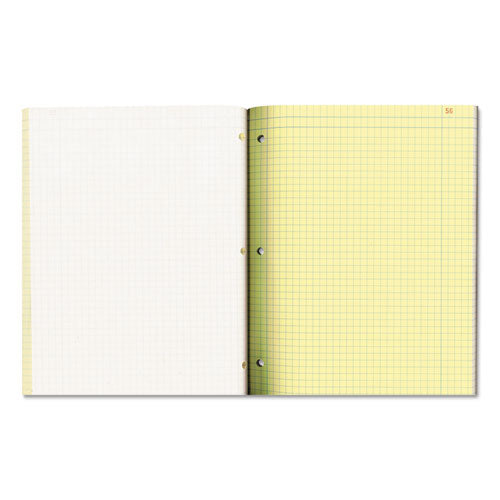Duplicate Laboratory Notebooks, Stitched Binding, Quadrille Rule (4 Sq/in), Brown Cover, (200) 11 X 9.25 Sheets