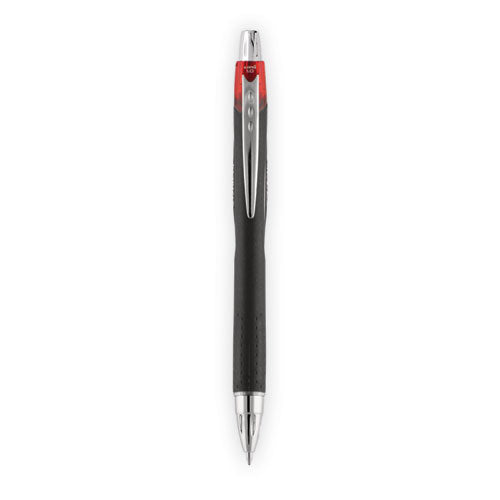 Jetstream Retractable Ballpoint Pen, Bold 1 Mm, Red Ink, Black Barrel