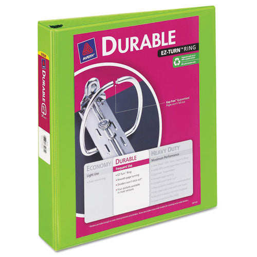 Durable View Binder With Durahinge And Slant Rings, 3 Rings, 3" Capacity, 11 X 8.5, White