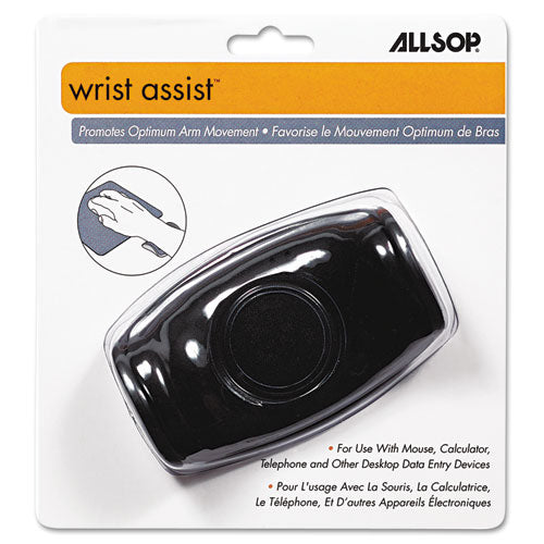 Wrist Assist Memory Foam Ergonomic Wrist Rest, 6 X 6.5, Black