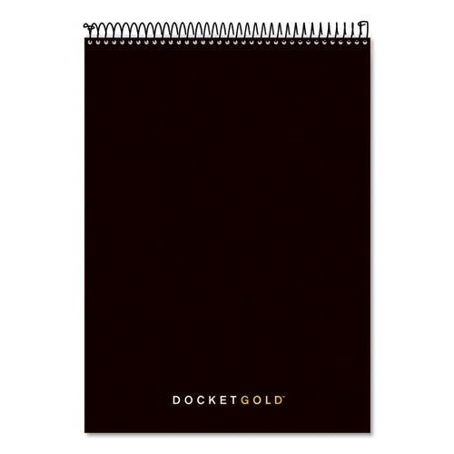 Docket Gold Planner, 1-subject, Narrow Rule, Black Cover, (70) 8.5 X 6.75 Sheets