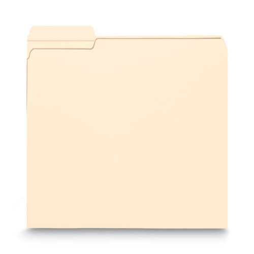 Reinforced Tab Manila File Folders, 1/3-cut Tabs: Left Position, Legal Size, 0.75" Expansion, 11-pt Manila, 100/box