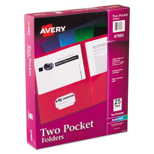 Two-pocket Folder, 40-sheet Capacity, 11 X 8.5, Green, 25/box