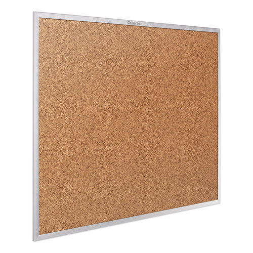 Classic Series Cork Bulletin Board, 96 X 48, Natural Surface, Silver Anodized Aluminum Frame
