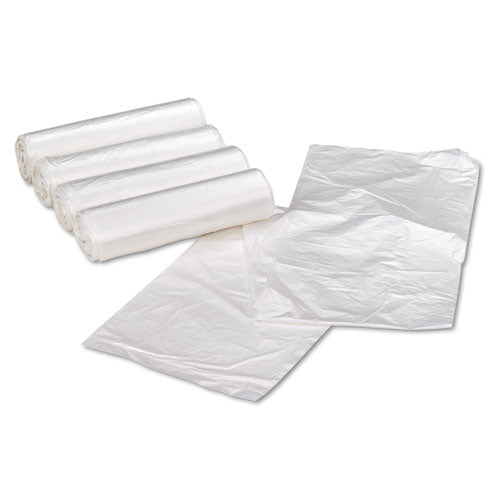 Can Liners, 33 Gal, 11 Microns, 33" X 40", Natural, 10 Bags/roll, 10 Rolls/carton