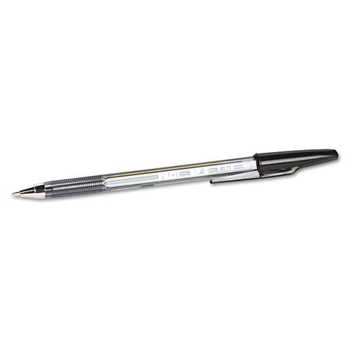 Better Ballpoint Pen, Stick, Fine 0.7 Mm, Black Ink, Smoke Barrel, Dozen