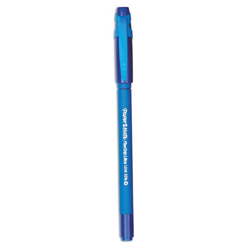 Flexgrip Ultra Ballpoint Pen, Stick, Fine 0.8 Mm, Blue Ink, Blue Barrel, Dozen