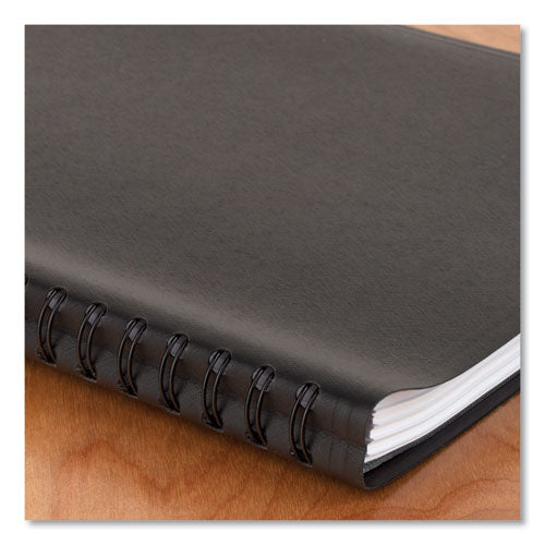 Four-person Group Daily Appointment Book, 11 X 8, Black Cover, 12-month (jan To Dec): 2023