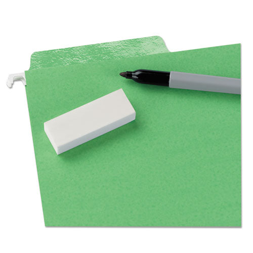 Erasable Folders, Letter Size, 1/3-cut Tabs, Assorted Colors, 18/box