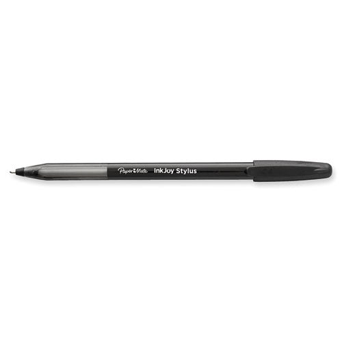 Inkjoy 100 Ballpoint Pen/stylus, Stick, Medium 1 Mm, Black Ink, Black Barrel, Dozen