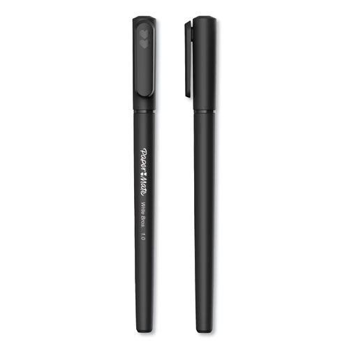 Write Bros. Ballpoint Pen Value Pack, Stick, Medium 1 Mm, Black Ink, Black Barrel, 120/pack