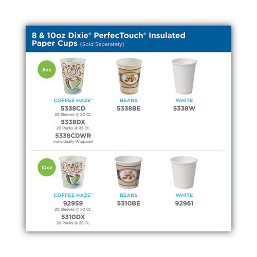 Perfectouch Hot/cold Cups, 12 Oz, White, 50/bag, 20 Bags/carton
