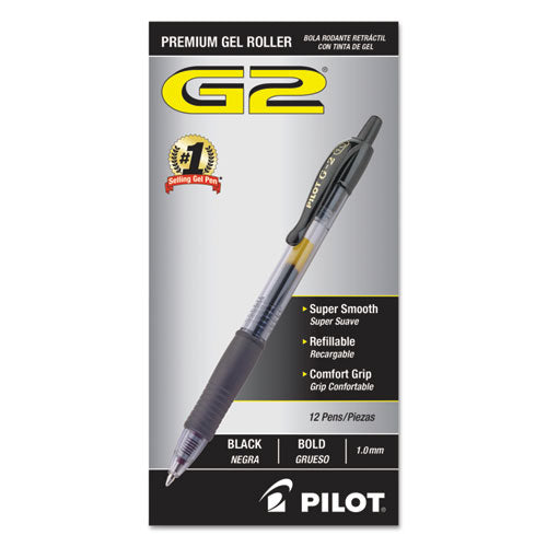 G2 Premium Gel Pen, Retractable, Extra-fine 0.5 Mm, Purple Ink, Smoke Barrel, Dozen