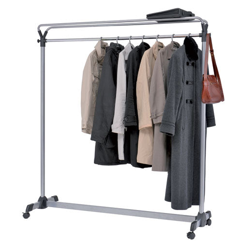 Large Capacity Garment Rack, 63.5w X 21.25d X 67.5h, Black/silver