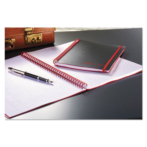 Flexible Cover Twinwire Notebooks, Scribzee Compatible, 1-subject, Wide/legal Rule, Black Cover, (70) 5.88 X 4.13 Sheets